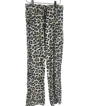Tart Intimates Pajama Pants S Womens White Black Brown Animal Print Slee... - £12.96 GBP