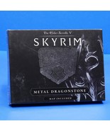 The Elder Scrolls V 5 Skyrim Metal Dragonstone Replica Figure Map Limited - £62.90 GBP