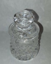 Vintage Beveled Glass Lead Crystal Salt Mill - £19.54 GBP
