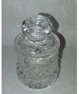 Vintage Beveled Glass Lead Crystal Salt Mill - £19.71 GBP