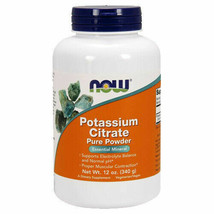 NOW FOODS Potassium Citrate Pure Powder 340g (12 oz) FREE SHIPPING - $37.31