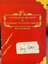 Fantastic Beasts &amp; Where To Find Them Newt Scamander soft  Book Pre-Owne... - $7.99