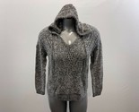 Maurices Women&#39;s V Neck Sweater Hoodie Size Small Gray Long Sleeve Cotto... - £7.82 GBP