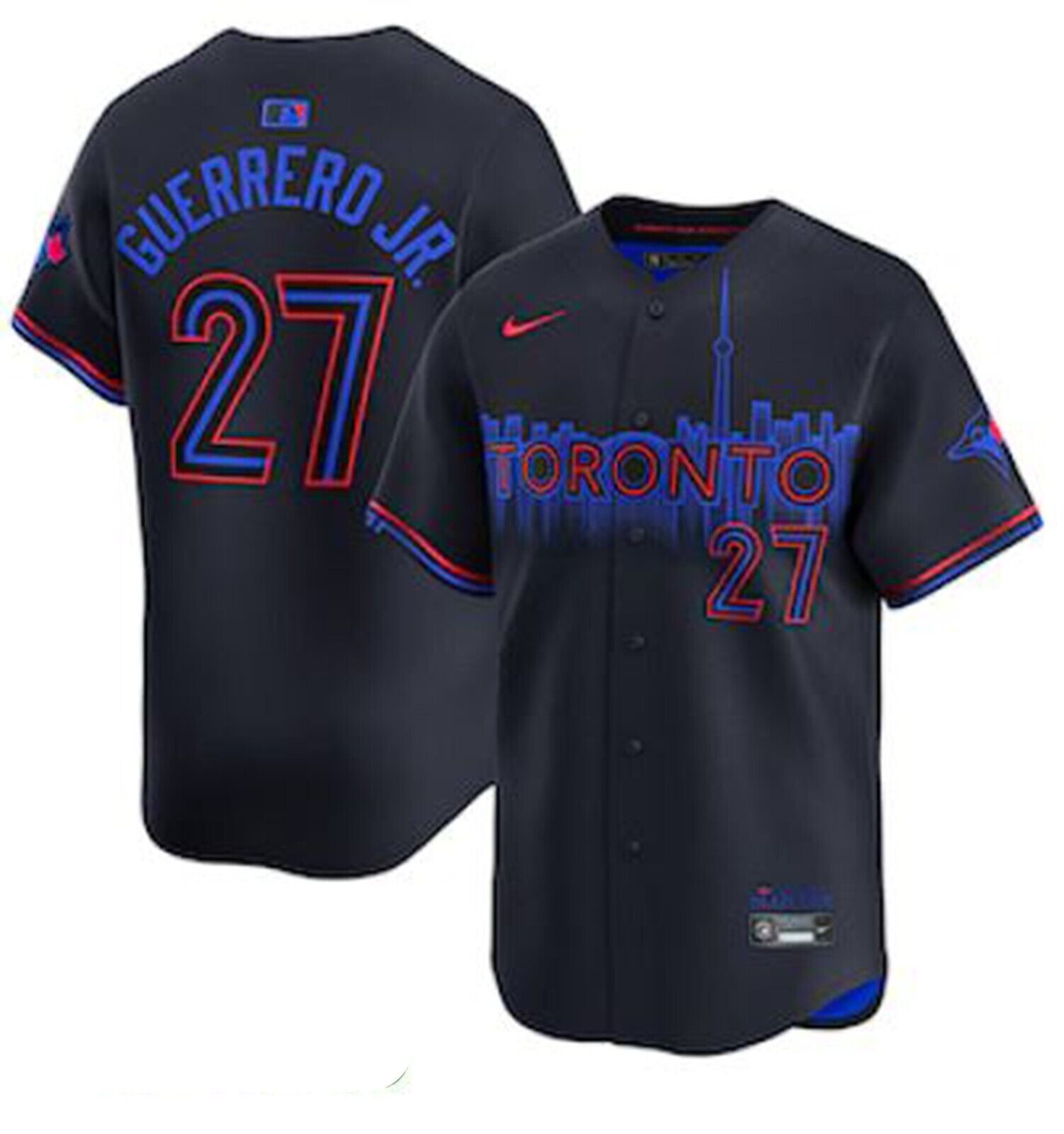 Vladimir Guerrero Jr #27 Blue Jays Men&#39;s Replica City Connect Jersey  - ... - $59.99