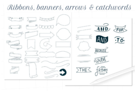 Ribbons banners catchwords lette  1  thumb200