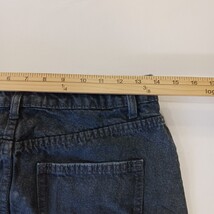 Cotton: On Every Day Denim Skirt Youth Women’s Size 4 Black Distressed (28×15) image 8