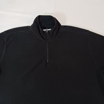 Old Navy RN#54023 Men's Black 1/4 Zip Pullover Sweatshirt Long Sleeve Size 3XL image 10
