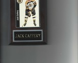 JACK CAFFERY PLAQUE BOSTON BRUINS HOCKEY NHL   C - £0.77 GBP