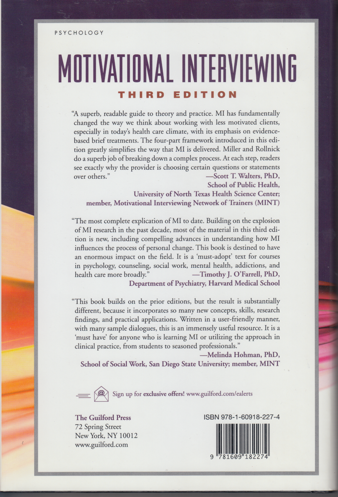 Motivational Interviewing: Helping People Change 3rd Edition (Book) Item image 2