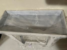 Vintage style Towel Rack with shelf in distressed metal- New image 5