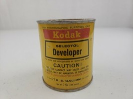 Nos Vtg Kodak Selectol Developer Powder 7OZ For Warm Tone Papers Makes 1 Gallon - £10.15 GBP