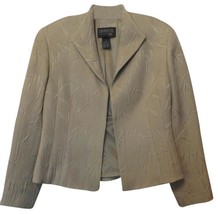 Lafayette 148 Beautifully Embossed Cotton Silk Jacket Blazer Size 8 - M ... - £44.07 GBP