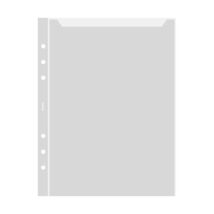 Filofax A5 Transparent Envelope Top Opening  - $11.00