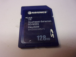 Navionics SD Chart Card SD/906G  US and  SE BAHAMAS MAY2006 128MB - $48.51