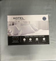 Hotel Signature Egyptian Cotton Queen Sheet Set 6 piece 400 tc Blue - $715.86 MXN