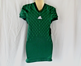 Adidas Techfit Primeknit football jersey practice Medium green short sle... - $22.49
