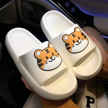 Summer slippers sandals beach slides flip flops cartoon bear dog tiger thick soled boys thumb200