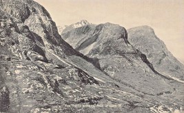 Pass Of Glencoe Scotland Uk~Three Sisters~Bromotype Photo Postcard - £5.67 GBP