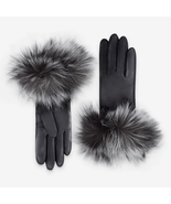 Lamb Leather Gloves - 100% Silk - 21262SN - $145.00