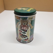 Vintage - 1990 Reeses Peanut Butter Cups Tin, Christmas Stocking, Teddy Bear Tin - £6.19 GBP
