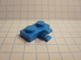 Lego Part #11476: Dark Azure- Modified 1x2 Plate w/ Horizontal Clip - $0.10