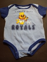 Kansas City Royals Baseball Baby Shirt One Piece Size 3-6 Months - £4.78 GBP