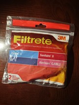 Filtrete Vacuum Bags Fits Eureka U, Sanitaire U, GE U, Kenmore CJUBL2 - £9.95 GBP