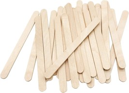 KTOJOY 200 Pcs Craft Sticks Ice Cream Sticks Natural Wood Popsicle Craft... - $16.77