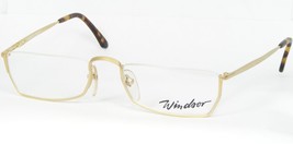 Vintage Windsor 807 2 Gold Unique Eyeglasses Glasses Frame 54-20-145mm Germany - £88.93 GBP