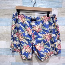 POLO Ralph Lauren Tropical Floral Poplin Shorts Blue Lounge Comfort Mens... - £19.38 GBP