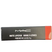 MAC Cosmetics Matte Lipstick # 602 Chili Warm Brick Red 0.1oz 3g - $7.25