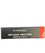MAC Cosmetics Matte Lipstick # 602 Chili Warm Brick Red 0.1oz 3g - £5.70 GBP