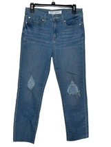 Signature Levi Strauss&amp;Co. Women&#39;s Jeans Slim Fit Boyfriend Mid-Rise Blu... - £15.56 GBP