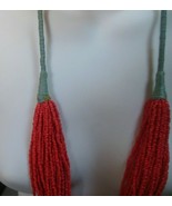 Multi- Strand Coral Color Glass Seed Bead Trade Beads RARE - $473.18 CAD