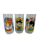 Vintage Flintstones kids glasses Betty Freddy Wilma Hanna Barbera Pizza ... - £15.56 GBP
