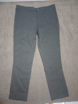 Mizzen Main Pants Mens 36x33 Gray Chino Straight Flat Front Trousers - $15.00