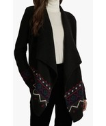 NWT LAUREN RALPH LAUREN Shawl Collar Relaxed Fit Open Front Sweater Sz S - £73.93 GBP