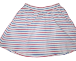 Gap Kids white red blue stripes girls cotton knit short skirt xxlarge 14... - £7.15 GBP