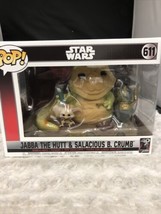 Funko Pop! Moments: Star Wars - Jabba The Hutt &amp; Salacious B. Crumb #611 - £25.16 GBP