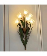   Flower wall lamp Retro American style Living room background wall ligh... - $355.05 CAD