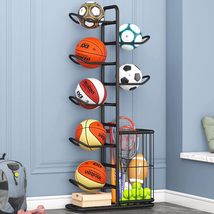 7-Ball Sports Equipment Storage Rack, for Garage or Indoor Use Organize ... - $113.99