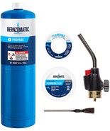 BernzoMatic Basic Torch Plumbing Kit blowtorch + propane + solder + flux... - $143.59