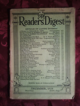 Readers Digest December 1929 William Howard Taft Philip Gibbs Fairfax Downey - £29.35 GBP