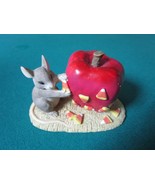 CHARMING TAILS BY FITZ &amp; FLOYD FIGURINE &quot;CANDY APPLE&quot; INSPIRATIONAL - $330.78 MXN