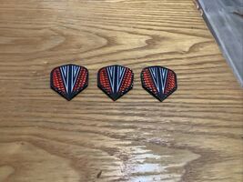 Dimplex CD Dart Flights Red Black - $1.49