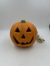 Gemmy Industries Light Up Pumpkin Jack O Lantern Tested Works Great Smal... - $17.47