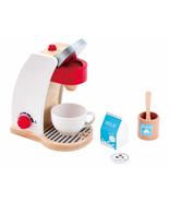 Hape My Coffee Machine Wooden Play Kitchen Set with Accessories (White) - £15.68 GBP