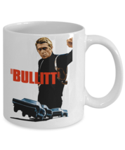 BULLITT Classic Movie Steve McQueen Charger Mustang COFFEE MUG - £11.15 GBP