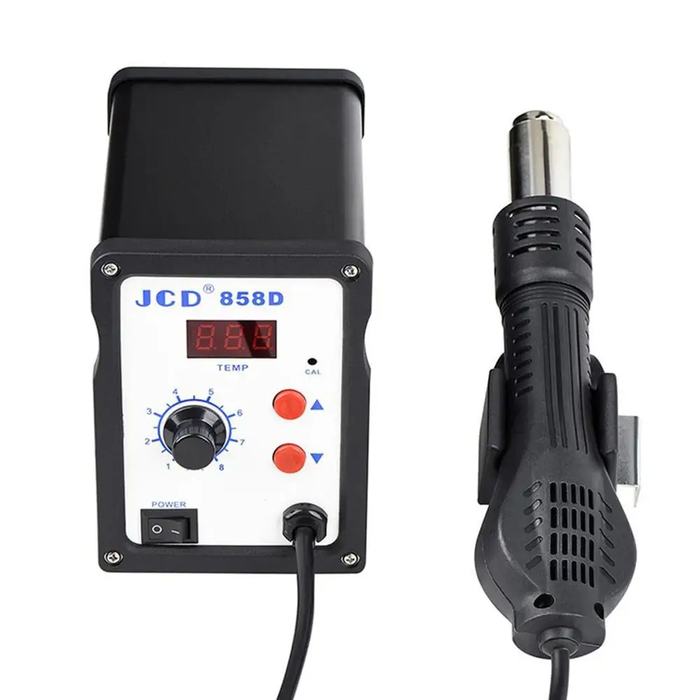 Steel 858D Hot Air  Micro Rework Soldering Station LED Digital Hair Drye... - $163.70