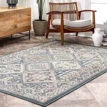 Nuloom Becca Vintage Tile Area Rug, 7X9, Albastru. - £45.52 GBP